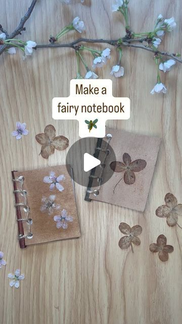 Paper Journals Handmade, Index Card Notebook, How To Make Covers For Books, Diy Junk Journal Ideas Book Covers, How To Make A Little Book, Fairy Crafts Diy, How To Make Books, How To Make A Booklet, How To Make A Notebook Diy