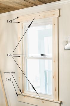 Finishing Window Trim, Classic Window Trim Interior, How To Finish A Window Frame, Window Finishing Trim, Installing Windows Diy, Types Of Window Trim Interior, Framing Interior Windows, Casement Window Trim Ideas Interior, How To Trim Out A Window