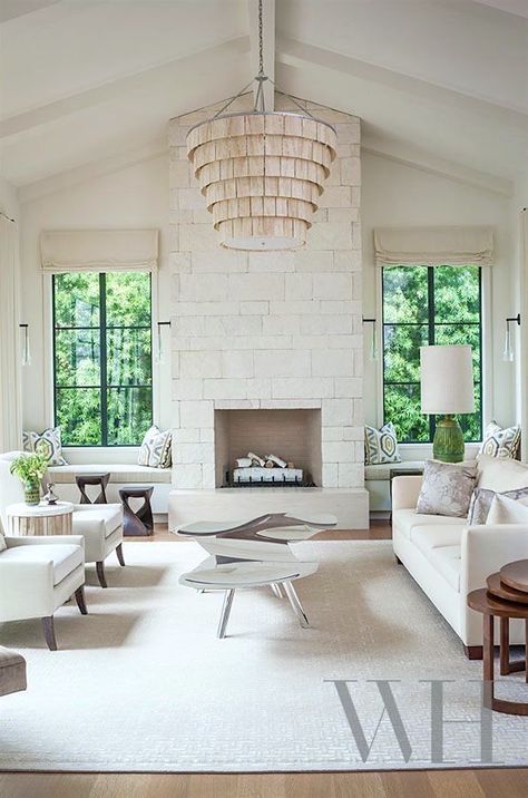 Share Tweet Pin Mail   Last Sunday we explored ugly brick fireplaces and today, we’re going to have a look at the ugly stone ... Design Camino, Modern Farmhouse Living Room Decor, Cream Living Rooms, Farmhouse Living Room Decor Ideas, Modern Farmhouse Living, Design Blogs, Modern Farmhouse Living Room, Farmhouse Decor Living Room, Magnolia Homes