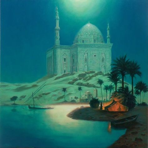 Mark Harrison Art, Islamic Paintings, Wow Art, Arabian Nights, Ethereal Art, Fantasy Inspiration, Sci Fi Art, How To Paint, Fantasy Landscape