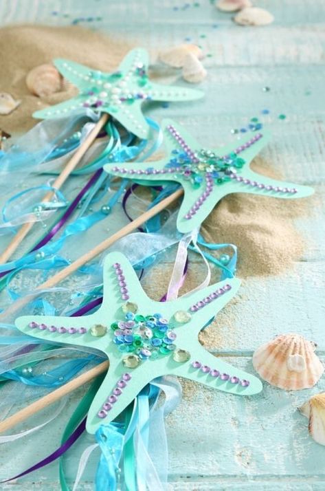 Under The Sea Crafts, Halloween Nails Diy, Mermaid Theme Birthday Party, Mermaid Crafts, Ocean Birthday, Mermaid Parties, Sea Crafts, Little Mermaid Birthday, Mermaid Theme Birthday