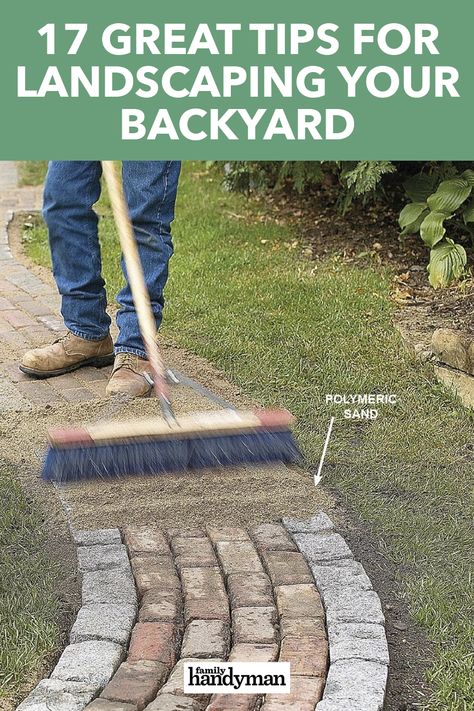 How To Level Ground For Pavers, Landscape Bricks, Landscape Pavers, Backyard Vegetable Gardens, Easy Backyard, Garden Entrance, Easy Landscaping, Diy Backyard Landscaping, Fence Landscaping