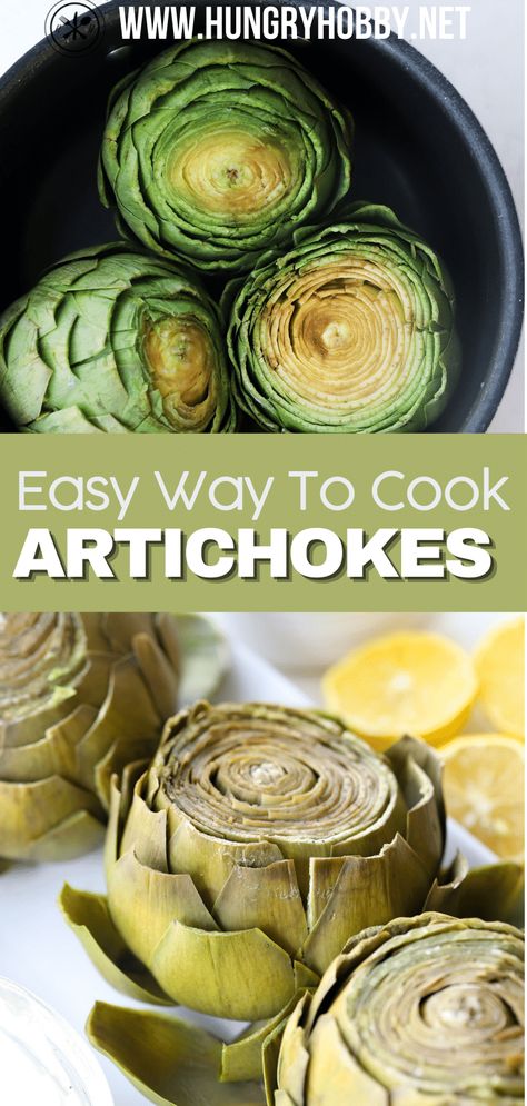 How To Cook Artichokes, How To Cook Artichoke, Artichoke Recipes, Classic Kitchen, Healthy Side Dishes, Veggie Dishes, Kitchen Tips, Vegetable Side Dishes, Vegetable Dishes