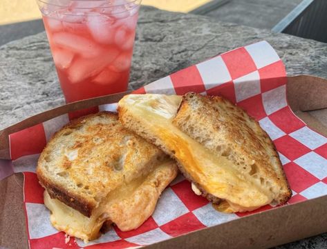 Disney’s Toy Story Land Grilled Cheese Recipe. Disney brings more magic in the form of the recipe for their mouthwatering grilled cheese sandwich found at Woody’s Lunch Box in Toy Story Land. Woodys Lunch Box Disney Grilled Cheese, Disney Grilled Cheese, Sandwich Cream, Pineapple Soft Serve, Cheese Day, Grill Cheese Sandwich Recipes, Cheese Sandwich Recipes, Cheese Steak Sandwich, Best Grilled Cheese