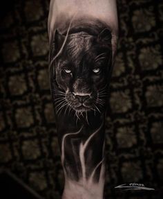 10 Best Black Panther Tattoo Ideas You'll Have To See To Believe! | Outsons | Men's Fashion Tips And Style Guides Black Panther Tattoo Ideas, Panther Tattoo Meaning, Tato Realis, Arm Cover Up Tattoos, Cover Up Tattoos For Men, Animal Tattoos For Men, Black Panther Tattoo, Animal Sleeve Tattoo, Leopard Tattoos