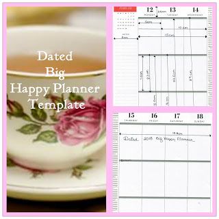 Dated Big Happy Planner Dimension Templates  The Big Happy Planner from Mambi gives you lots of elbow room to design cute weekly layouts that will keep you inspired all week.  My Big Happy Planner has become my favourite mini scrapbooking outlet. It takes only 2-3 pages of design paper to create a full layout with very little white space. I have included a Planner Dimension Template for my dated 2018 Big Happy Planner. This template will not work with horizontal or undated BHP.  Watch me create Big Happy Planner Box Dimensions, Vertical Layout Planner, Big Happy Planner, Planner Vertical, Planner Dashboard, Design Paper, Box Dimensions, White Space, Happy Planner