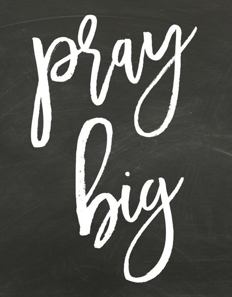 Pray Big, Printable Prayers, Chalkboard Printables, Good Quotes, Prayer Board, Prayer Quotes, Prayer Request, Spiritual Inspiration, Bible Journaling