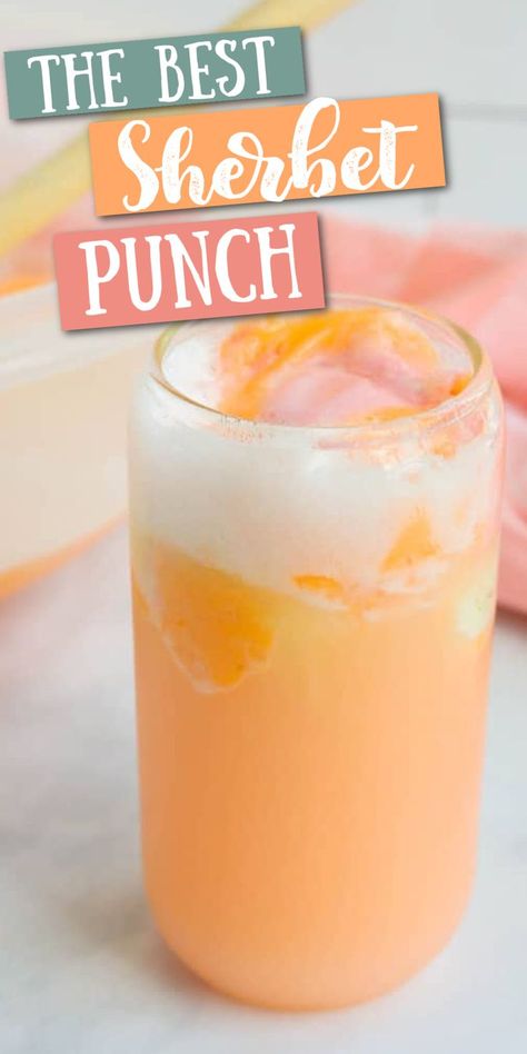 Wedding Shower Punch, Wedding Punch Recipes, Bridal Shower Punch, Best Punch Recipe, Wedding Punch, Sherbet Punch Recipes, Baby Shower Punch Recipes, Sherbet Punch, Baby Shower Punch