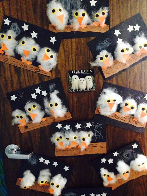 Owl Babies Book, Autumn Eyfs Activities, Forest Animals Preschool, Owl Preschool, Owl Activities, Eyfs Activities, Nursery Activities, Owl Theme, Fall Preschool