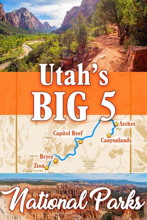 utah's national parks must see places The Big Five Utah, Antelope State Park Utah, Big 5 National Parks Utah, Bryce Canyon Hikes, Utah Hiking, Utah National Parks Road Trip, Utah Parks, South Dakota Vacation, Utah Trip