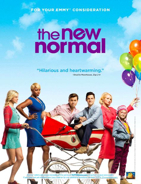 The New Normal - For Your Consideration Emmys 2013 Emily Osment, Tv Posters, Andrew Rannells, Young & Hungry, Unhealthy Obsession, Ryan Murphy, New Normal, The New Normal, Pen Drive