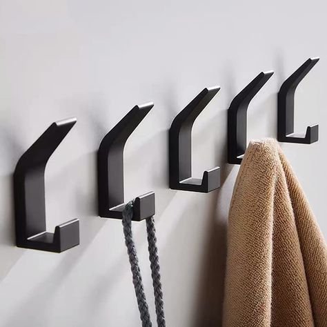 Bedroom Robes, Modern Haken, Wall Wardrobe, Decorative Wall Hooks, Robe Hooks, Wardrobe Clothes, Hook Wall, Utility Hooks, Clothes Hooks