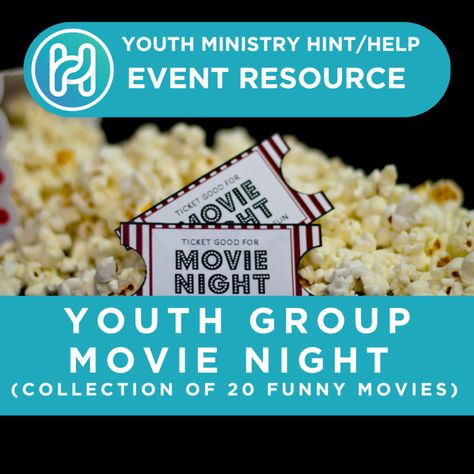 Youth Group Movie Nights: Funny - Youth Ministry Hub Church Movie Night Ideas, Youth Night Ideas Church, Church Movie Night, Movie Night Movies, Youth Group Rooms, Johnny English, Theme Nights, Church Youth Group, Youth Groups