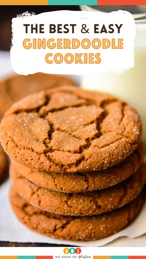 Gingerbread Snickerdoodle Cookies, Ginger Doodles Cookies, Two Peas And Their Pod Recipes Cookies, Ginger Doodle Cookies Recipe, Easy Ginger Snap Cookies, Soft Ginger Cookies Recipe, Ginger Snickerdoodle Cookies, Ginger Doodle Cookies, Candied Ginger Cookies