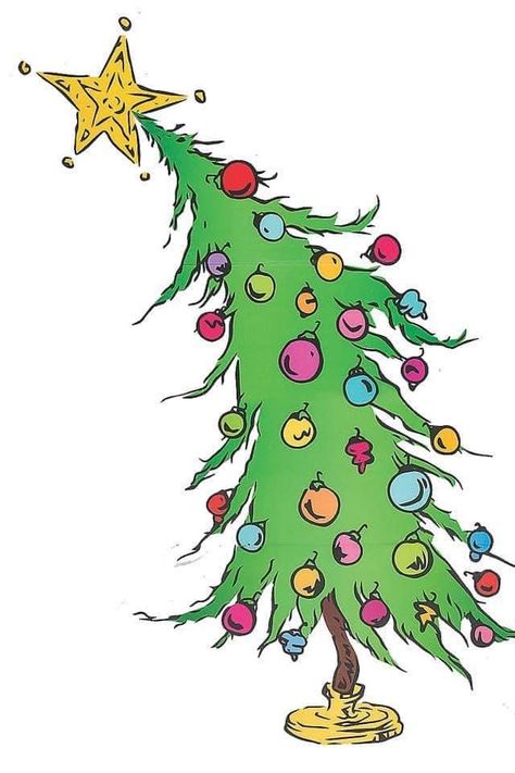 Grinch Drawing, Grinch Characters, Grinch Tree, Grinch Images, Grinch Trees, Christmas Tree Drawing, Whoville Christmas, Cartoon Christmas Tree, Grinch Christmas Tree