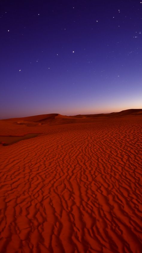 A night desert Desert Sky Night, Red Desert Aesthetic, Desert Night Aesthetic, Reference Landscape, Desert Grunge, Desert Night Sky, Desert Images, Arabian Nights Aesthetic, Desert At Night