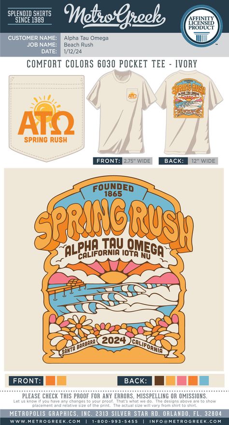 ATO Spring Rush Shirt

Show your school spirit and support for ATO Fraternity with this stylish rush shirt. The blue and white design features the ATO letters and the Greek letters "ΑΤΩ". Perfect for any ATO event or gathering.

#ATO #Fraternity #Rush #Spring . #Packaging_Design_T_Shirt #Groovy_Graphic_Tee #Merch_Shirt_Design #Groovy_Shirt_Designs Tshirt Design School, Greek Shirt Designs, Merch Shirt Design, Merch Tshirt Design, Class T Shirt Ideas, Event Tshirt Design, Retro T Shirt Designs, Class Shirt Designs, Retro Tshirt Design