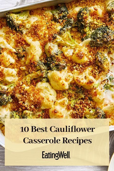 Cauliflower Entree Recipes, Cauliflower And Meat Recipes, Best Cauliflower Recipes Side Dishes, Recipes Using Fresh Cauliflower, Cauliflower Recipes Main Dish, Cauliflower Frozen Recipes, Cauliflower And Vegetable Bake, Shrimp Cauliflower Recipes, Cauliflower Casserole Recipes Easy