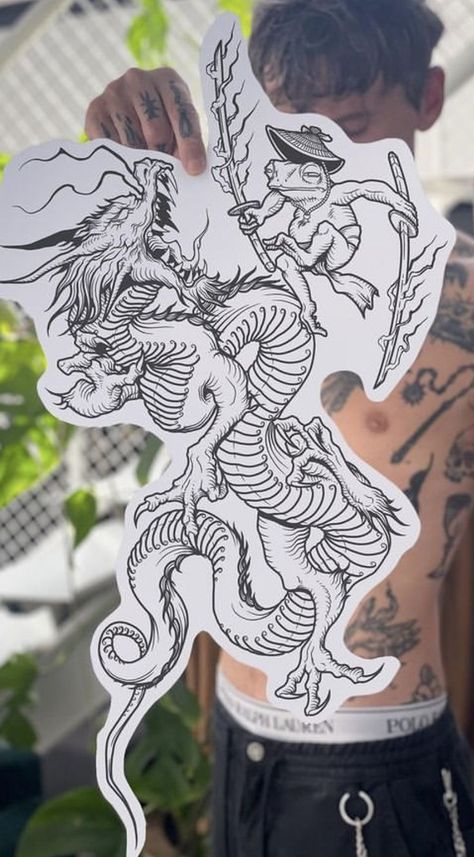 Dragon Chino Tattoo, Traditional Japanese Dragon, Dragon Chino, Buddha Tattoo Design, Dragon Tattoo Art, Engraving Tattoo, Japanese Dragon Tattoo, Gangsta Tattoos, Japanese Dragon Tattoos