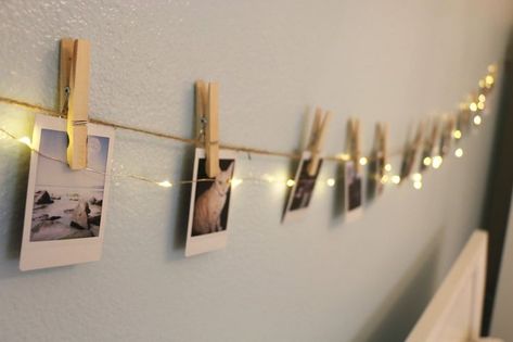 Tumblr Rooms, Polaroid Pictures, Perfect Bedroom, Teen Room Decor, Room Display, Decoration Inspiration, Picture Hanging, Teen Room