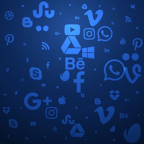 Blue social media background Free Vector | Free Vector #Freepik #freevector #background #logo #template #facebook Tan Safari App Icon, Blue Social Media, Social Media Background, Media Background, Icons App, Simple Designs To Draw, Gambling Humor, Social Media Poster, Love Life Quotes