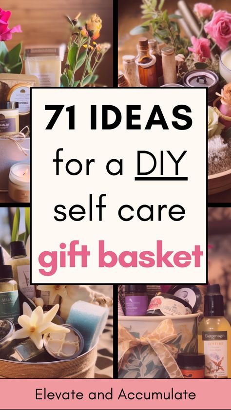 Elevate & Accumulate: Create Your Own DIY Self-Care Kit Self Care Box Ideas Gift For Mom, Selfcare Box Ideas, Self Care Basket Ideas Diy Gifts, Self Care Box Ideas Gift, Coping Kit, Self Care Kit Ideas, Self Care Boxes, Self Care Gift Basket, Self Care Basket