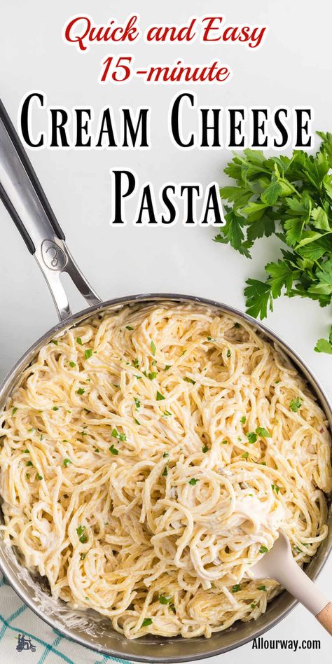 Creamy 3 Cheese Spaghetti, Spaghetti Cream Cheese Casserole, Cream Cheese Spaghetti Recipes, Cheese Sauce For Spaghetti, Spaghetti With Cheese Sauce, White Spaghetti Recipe Chicken, Spaghetti Cream Cheese Recipes, Cream Cheese Pasta Sauce Easy, Spaghetti White Sauce Recipes