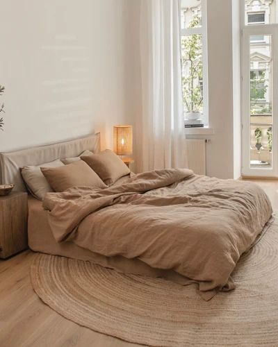 Luxurious Linen Duvet Covers by MagicLinen - 100% Pure Linen Bedding Styling Neutral, Natrual Bedding, Oatmeal Linen Duvet Cover, Bed Threads Linen Oatmeal, Linen Duvet Cover, Linen Sheet Sets, Linen Sheets, Bed Linen Sets, Linen Pillow Covers