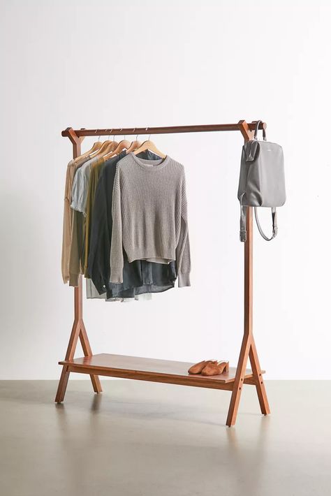 Shoe Rack In Garage, Shoe Cabinet Ideas, Modern Shoe Cabinet, Wooden Clothes Rack, Clothing Rack Bedroom, Diy Clothes Rack, Wood Clothes, Wooden Rack, Clothes Stand