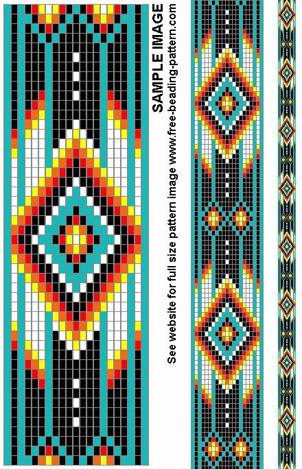 Beaded Stethoscope, Patterns For Bracelets, Indian Beadwork, Native American Beadwork Patterns, Native Beading Patterns, Native American Patterns, Bead Loom Designs, Pen Pattern, Bead Loom Pattern