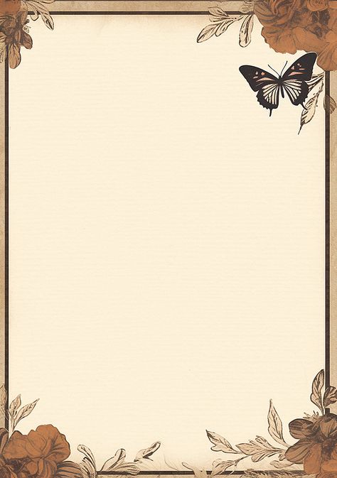 Antique Paper Background, Vintage Paper Border Design, Background For Memories, Aesthetic Background For Letter Writing, Old Paper Background Vintage Aesthetic Landscape, Vintage Background For Scrapbook, Paper Design Ideas Backgrounds, Design For Paper Border, Aesthetic Background For Writing