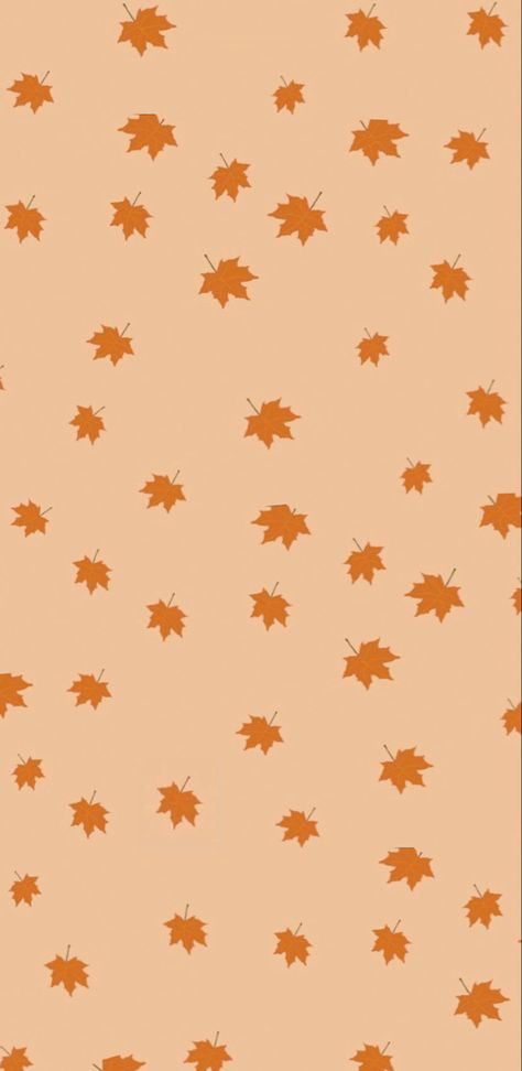 Light Orange Fall Wallpaper, Fall Wallpaper Aura, Fall Leaves Background Aesthetic, Autumn Wallpaper Iphone Aesthetic Simple, Fall Background Leaves, Home Screen Fall Wallpaper, Fall Wallpaper Matching, Preppy Autumn Wallpaper, Autumn Wallpaper Home Screen