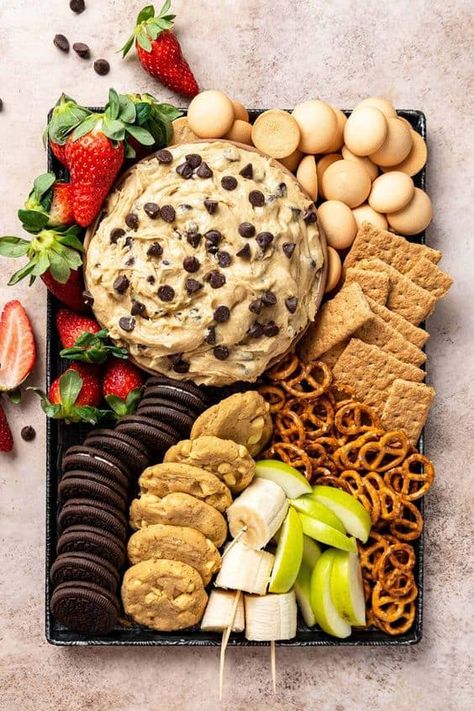 14 Girls Night Charcuterie Board Ideas » Lady Decluttered Munchie Charcuterie Board, Dessert Chauterrie Boards, Tray Night Ideas, Charcuterie Board Ideas Desert, Food Boards For Parties Dessert, Taco Dip Charcuterie Board, Chip Dip Charcuterie Board, Non Cheese Charcuterie Board, Cheese And Dessert Board