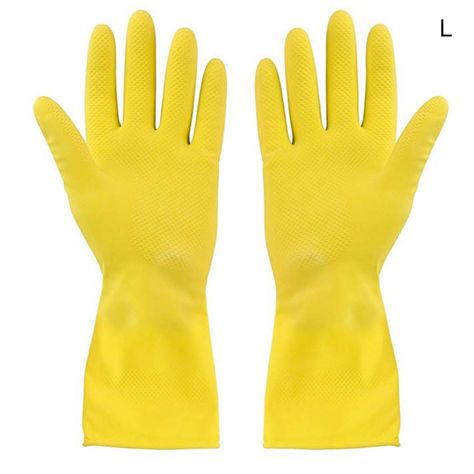 Household Dish-Washing Rubber Gloves Latex Waterproof Housework Gloves - Walmart.com - Walmart.com Dish Gloves, Yellow Gloves, Dishwashing Gloves, Dish Washing, Cleaning Gloves, Latex Gloves, Road Design, Rubber Gloves, Disposable Gloves