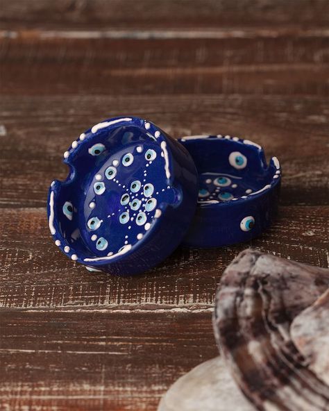 Nazar Meaning, Eye Ashtray, Eye Gift, Blue Evil Eye, Amulets, Handmade Ceramic, Gift Item, Evil Eye, Handmade Ceramics