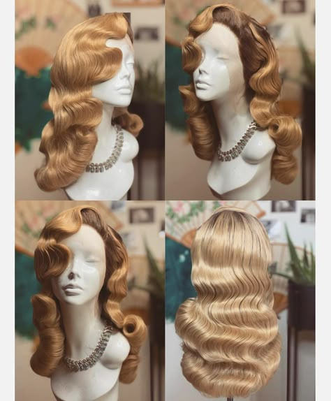 High Fashion Hair, 1920s Hair, Hollywood Hair, Retro Hairstyles, Vintage Hair, Hair Art, Great Gatsby, Vintage Hairstyles, Aesthetic Hair