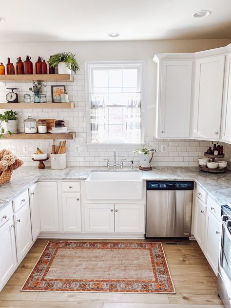 Kitchen with island