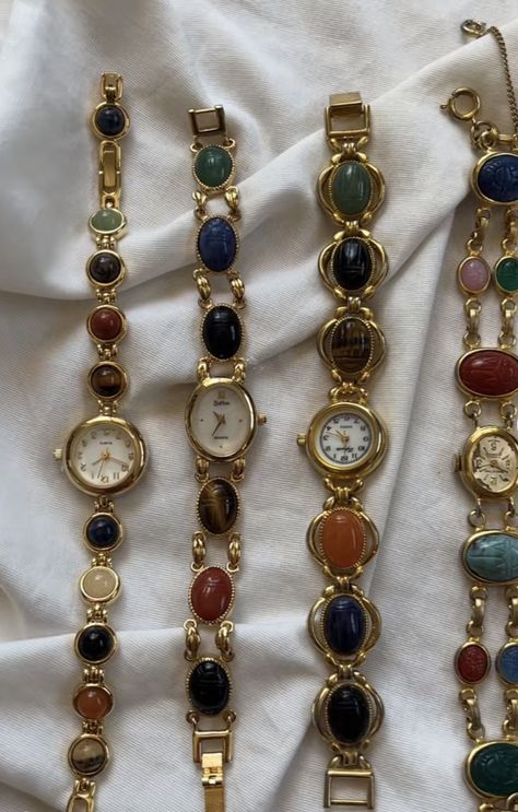 watches, watch, jewelry, aesthetic, gold, unique, etsy, finds, vintage Accessory Inspo, Dope Jewelry, Funky Jewelry, Jewelry Lookbook, Girly Jewelry, Dream Jewelry, Jewelry Inspo, Pretty Jewellery, Piercing Jewelry