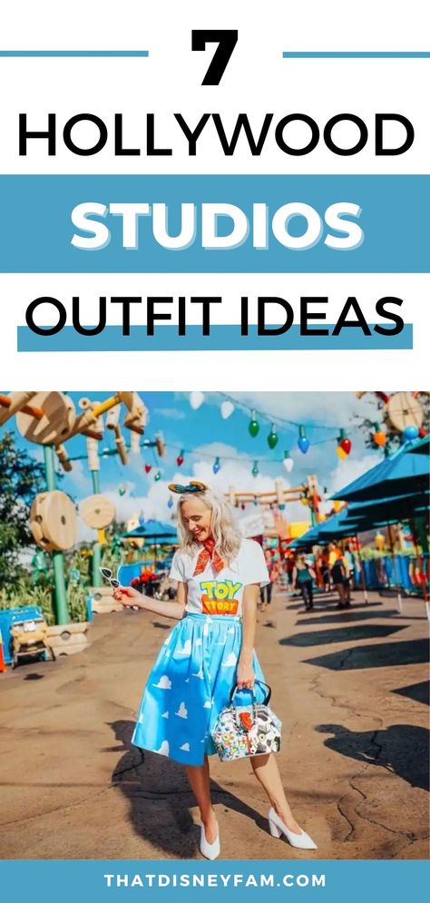 hollywood studios outfit ideas Disney Family Theme Outfits, What To Wear To Hollywood Studios, Family Hollywood Studios Outfits, Disney World Themed Outfits, Hollywood Studios Outfit Winter, Wdw Outfits Women Summer, Disneybound Family Outfits, Cute Hollywood Studios Outfits, Hollywood Studios Outfit Family