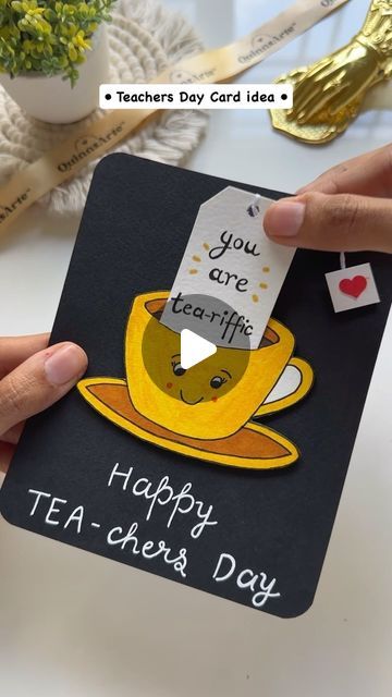 Teacher’s Day Card Ideas Diy, Teachers Day Card Easy Aesthetic, Happy Teacher Day Card, Happy Teachers Day Card Ideas, Diy Teachers Day Card Ideas, Teachers Day Mini Cards, Teachers Day Greeting Card Ideas, Happy Teachers Day Small Card, Griting Card Ideas For Teachers Day