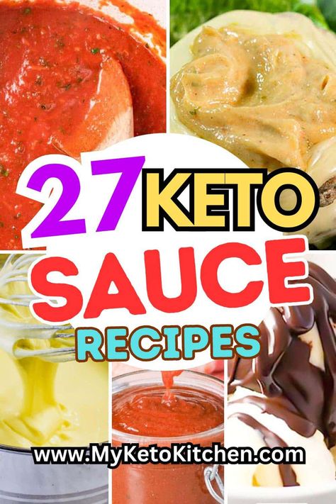 Keto Tomato Sauce Recipe, Keto Meat Sauce, Keto Sweet And Sour Sauce, Keto Sauces Recipes, Keto Dipping Sauce, Keto Spaghetti Sauce, Keto Mayonnaise Recipe, Dips Savory, Keto Guacamole Recipe