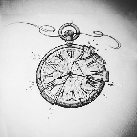 #art #graphic #alarm #time #broken #pencil #stop #illustration #sketch #draw #blackandwhite #clock Pocket Watch Drawing, Watch Sketch, Broken Pencil, Clock Drawings, Watch Drawing, Clock Tattoo Design, Pocket Watch Tattoo, Tattoo Zeichnungen, Watch Tattoos