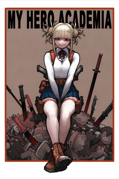 Toga Himiko | #mha #bnha #myheroacademia #bokunoheroacademia #anime #manga Bnha Official Art Manga, Himiko Toga Official Art, Toga Official Art, Bnha Official Art, My Hero Academy, Toga Himiko, Poses Drawing, Ochako Uraraka, Manga Covers