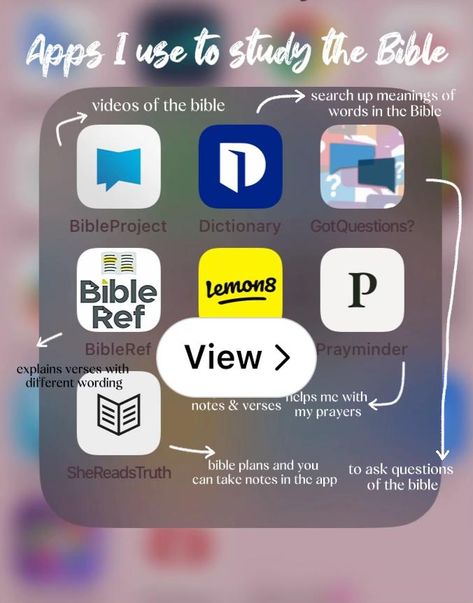 Lemon8 · Apps I use to study the Bible · @gali Bible Study Apps, Bible Search, Study The Bible, Study Apps, Bible Plan, Bible Words, Bettering Myself, I Love Reading, I Feel Good