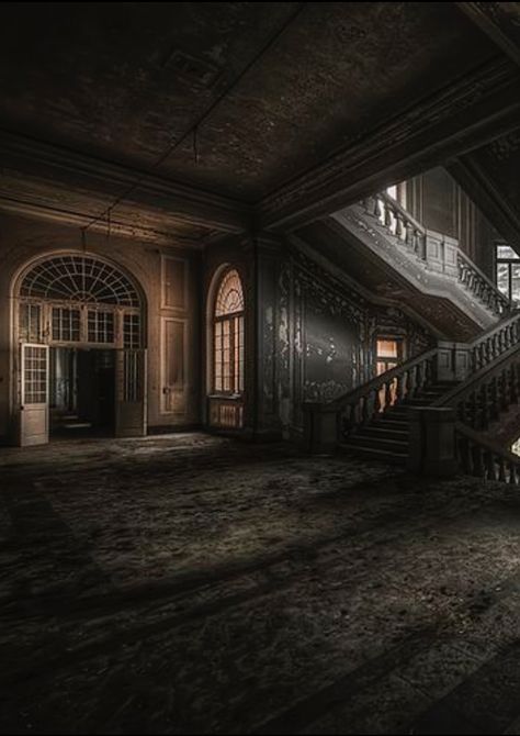 Abandon House Aesthetic, Half Human Half Animal, Sigil Of Baphomet, Paranormal Aesthetic, Deserted Places, Mansion Aesthetic, Desert Places, Old Abandoned Buildings, Old Hospital