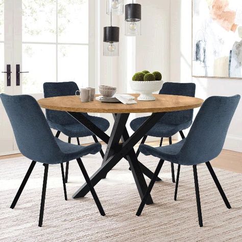 My Favorites Lists | Wayfair Black Mid Century Dining Chairs, Black Dinner Table Chairs, Black Table And Chairs, Black Round Dining Table, Round Dining Table Set, Circular Dining Table, Dining Chairs Set Of 4, Round Dining Table Sets, Sculpture Design