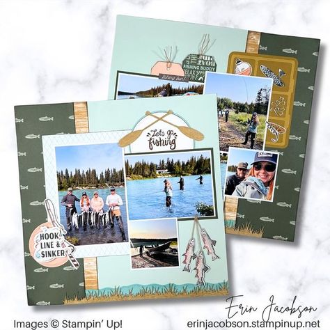 Family scrapbook layouts