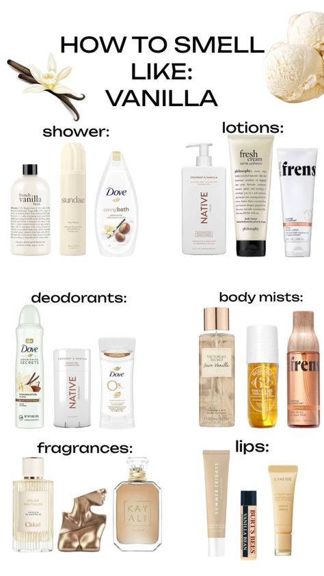 #quotes #outfitinspo #inspo #vanillagirl #inspo To Smell Like Vanilla, Vanilla Perfumes, Smell Like Vanilla, Fragrance Lab, Fragrances Perfume Woman, Body Hygiene, Basic Skin Care Routine, Shower Skin Care, Body Smells