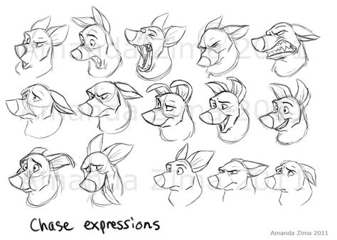 Amanda's Drawing Blog || CHARACTER DESIGN REFERENCES | Find more at https://www.facebook.com/CharacterDesignReferences All Dogs Go To Heaven, Dogs Go To Heaven, Facial Expressions Drawing, Dog Expressions, Cartoon Expression, Character Design Cartoon, Dog Sketch, 강아지 그림, Character Design Sketches