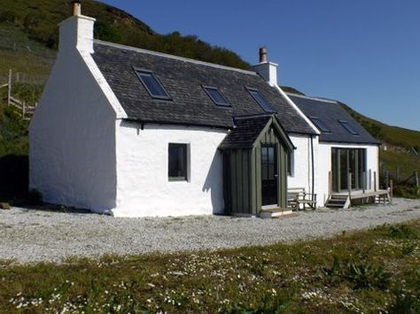 Teangue cottage rental - West Cottage, Upper Teangue Chalet Extension, Irish Farmhouse, Cottage Extension, Irish Cottage, Cottage Renovation, Farm Stay, Isle Of Skye, Holiday Cottage, 2 Bed